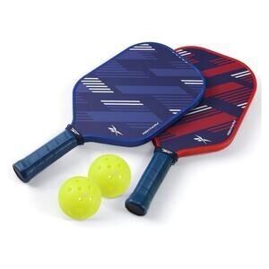 Reebok - Pickleball Set for‎ 2, Graphite Control Paddles, Precision Engineered